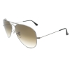 Ray-Ban RB3025 004/51 Aviator Sunglasses 58x14-135 Gunmetal / Light Brown Gradient