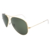 Ray-Ban RB3026 L2846 Aviator Sunglasses 62x14-140 Gold / Green G-15XLT