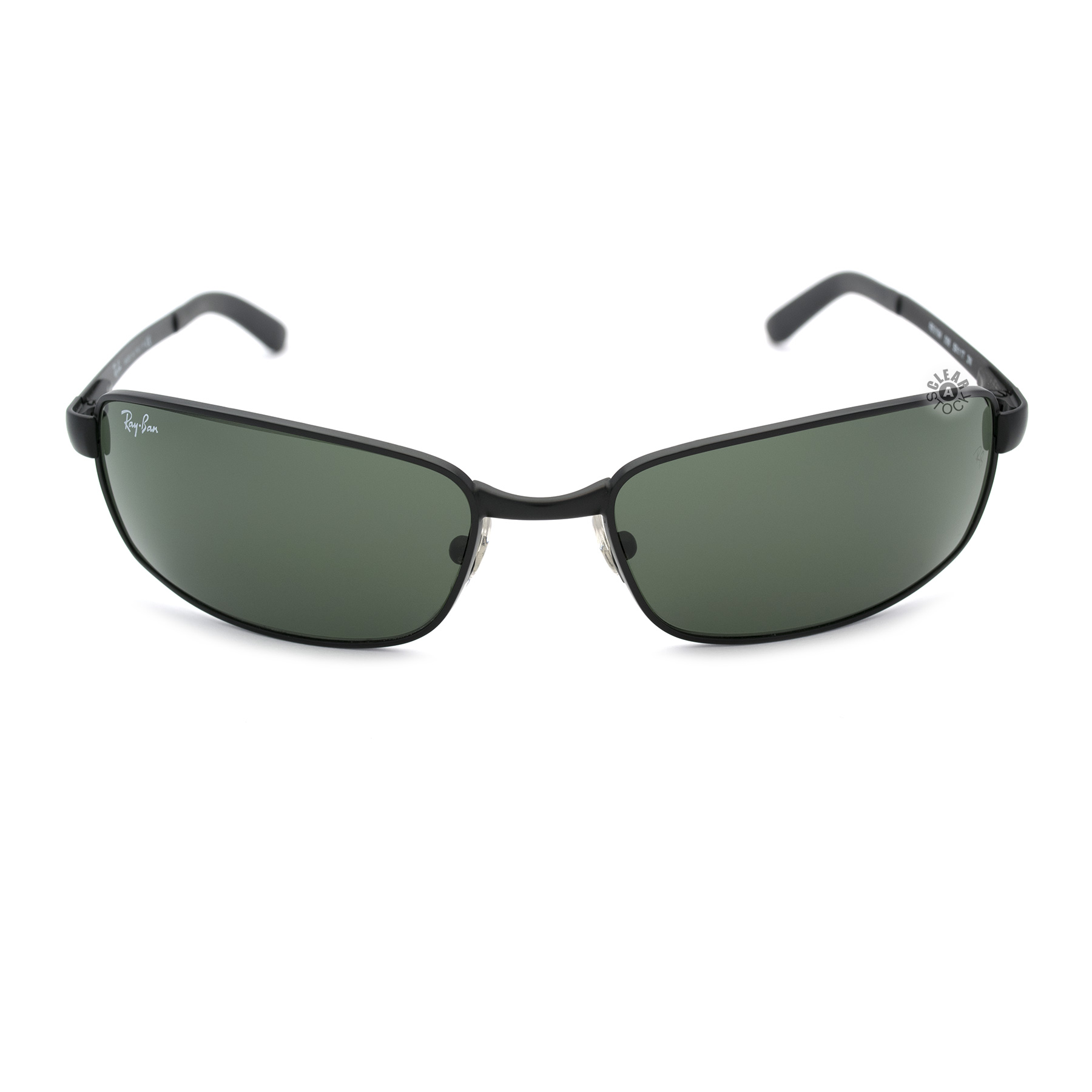 Ray-Ban RB3194 Sunglasses 006 Matte Black/Green 59mm | USA