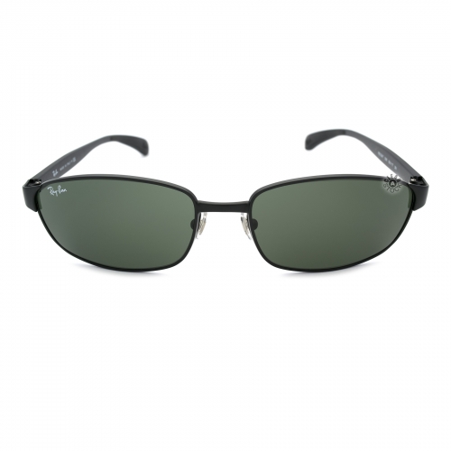Ray-Ban RB3247 006 Sunglasses 59x17 Matte Black / Green
