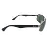 Ray-Ban RB3445 004 Sunglasses 61x17-130 Gunmetal Black / Green Classic G-15