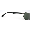 Ray-Ban RB3445 004 Sunglasses 61x17-130 Gunmetal Black / Green Classic G-15