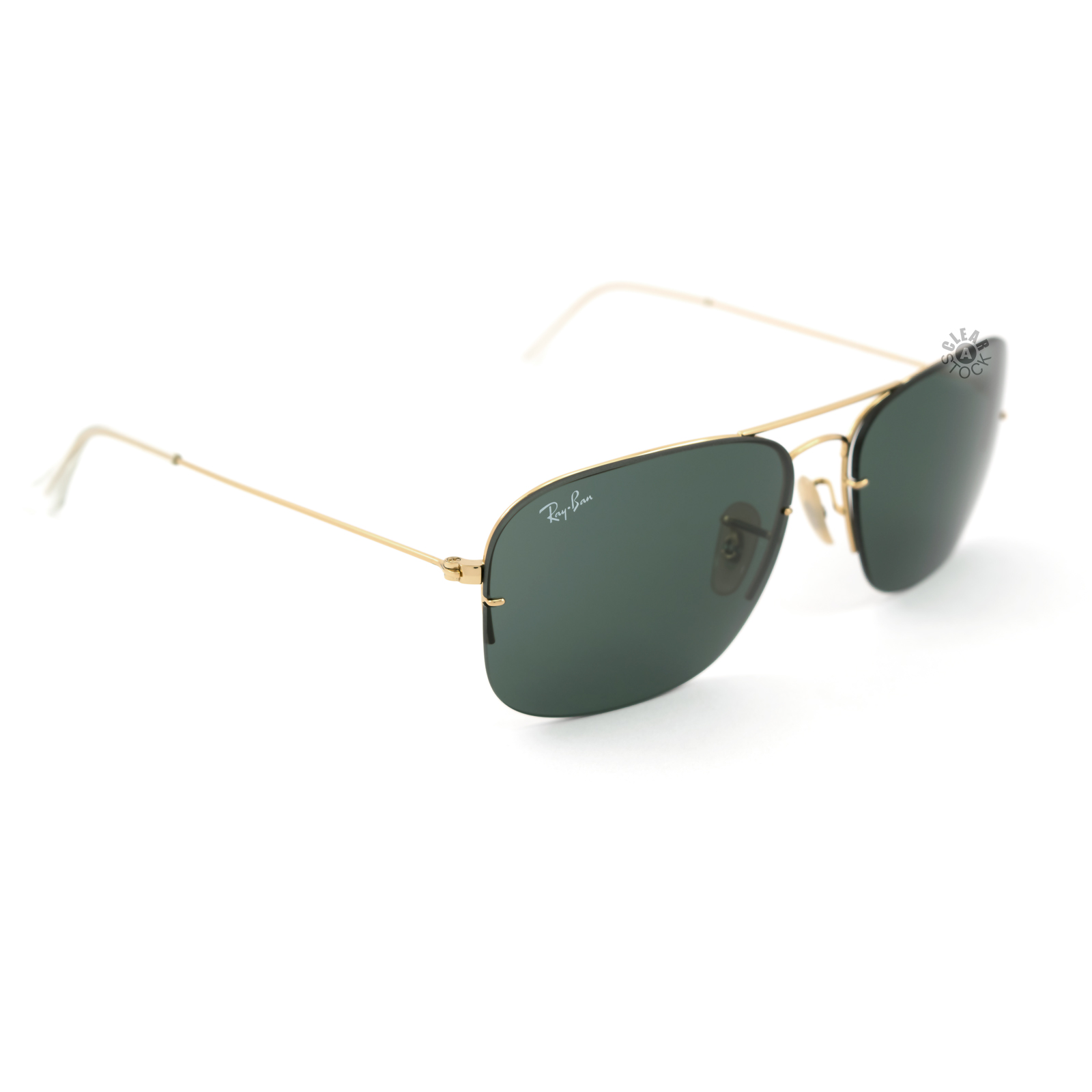 Ray-Ban Flip Out RB3482 001/71 Sunglasses Gold/Green