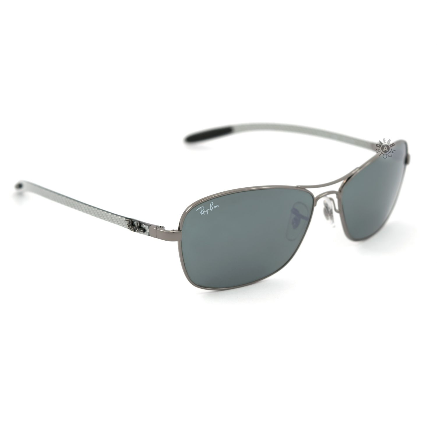 Ray-Ban RB8302 004/40 Tech Carbon Fibre Sunglasses Gunmetal/Black